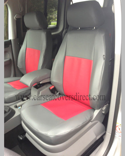VOLKSWAGEN VW Caddy life grey & red Seat Covers