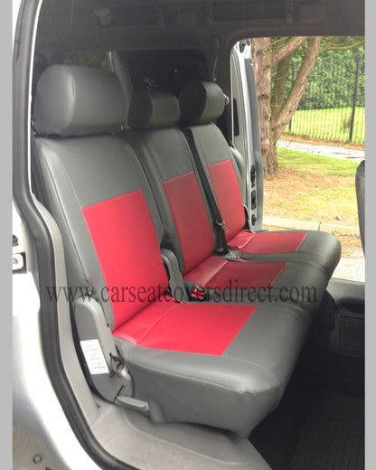 VOLKSWAGEN VW Caddy life grey & red Seat Covers