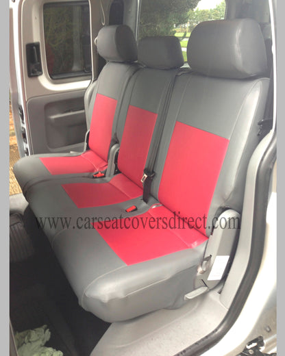 VOLKSWAGEN VW Caddy life grey & red Seat Covers