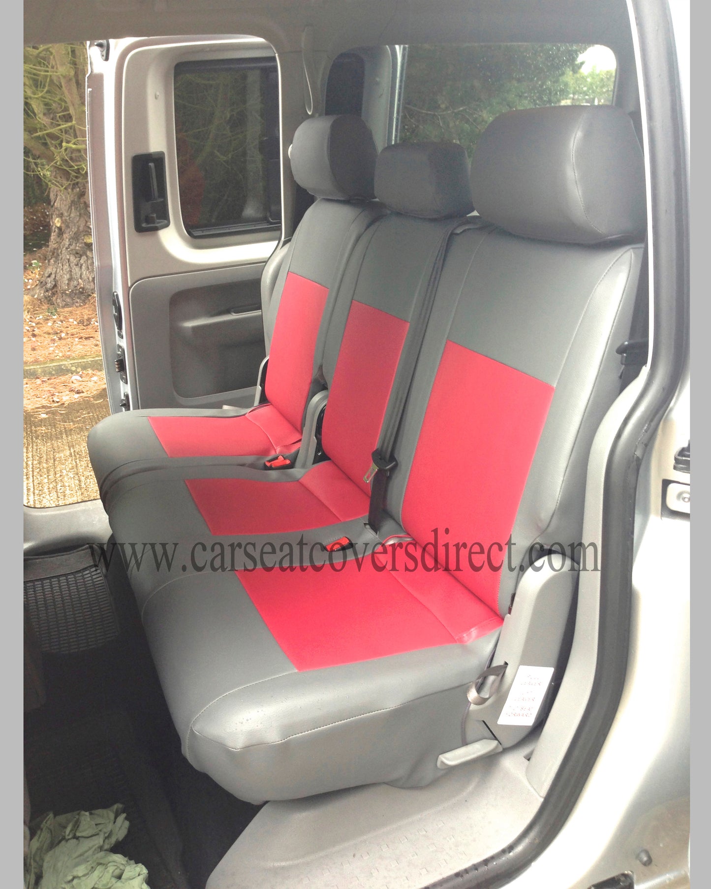 VOLKSWAGEN VW Caddy life grey & red Seat Covers