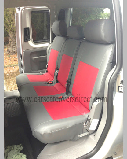 VOLKSWAGEN VW Caddy life grey & red Seat Covers