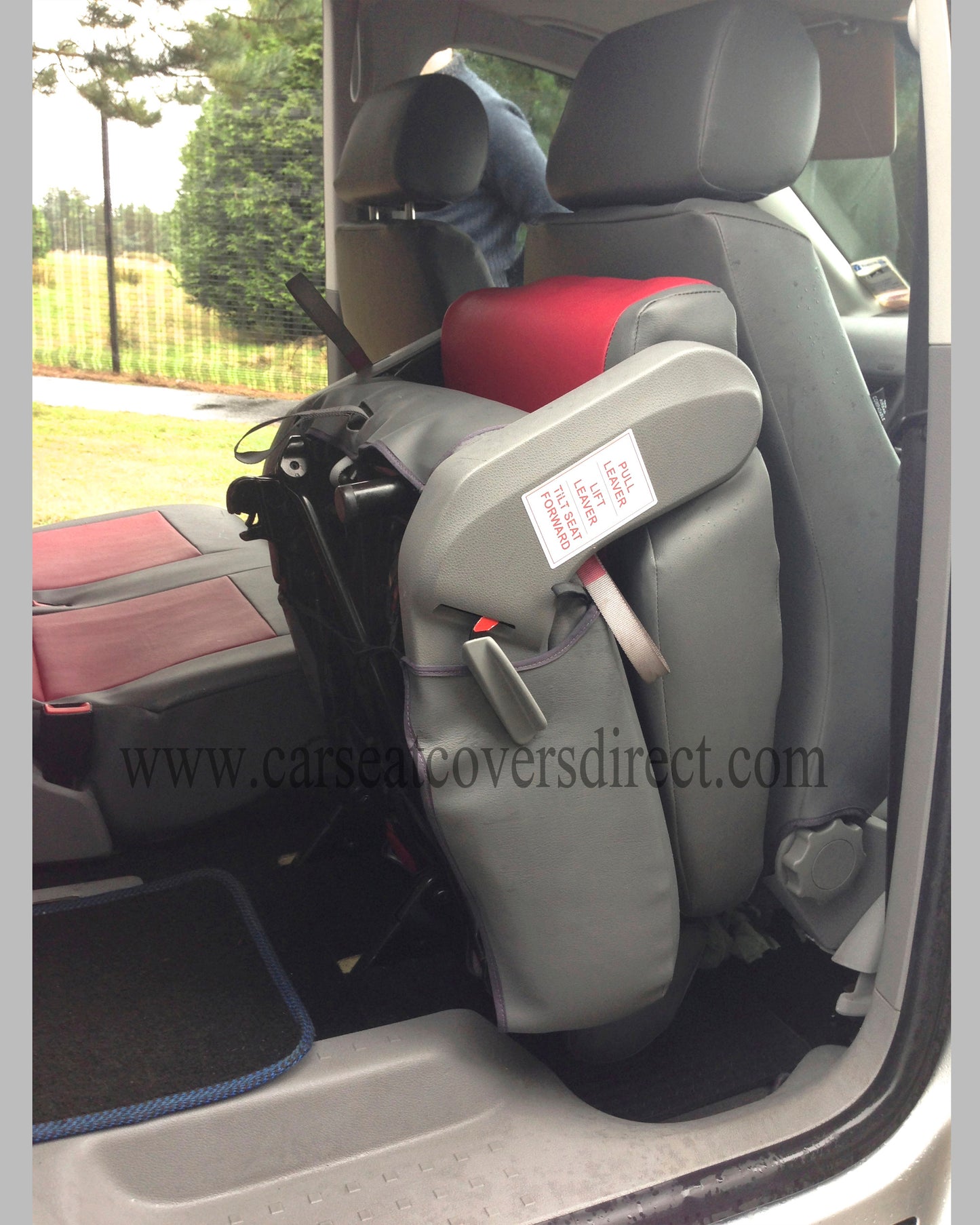 VOLKSWAGEN VW Caddy life grey & red Seat Covers