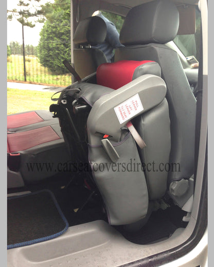 VOLKSWAGEN VW Caddy life grey & red Seat Covers