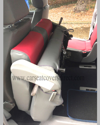 VOLKSWAGEN VW Caddy life grey & red Seat Covers