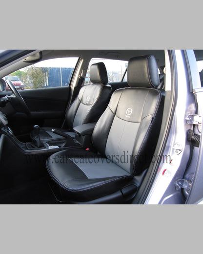Mazda 6 2ND GEN Black And Grey Leatherette seat covers