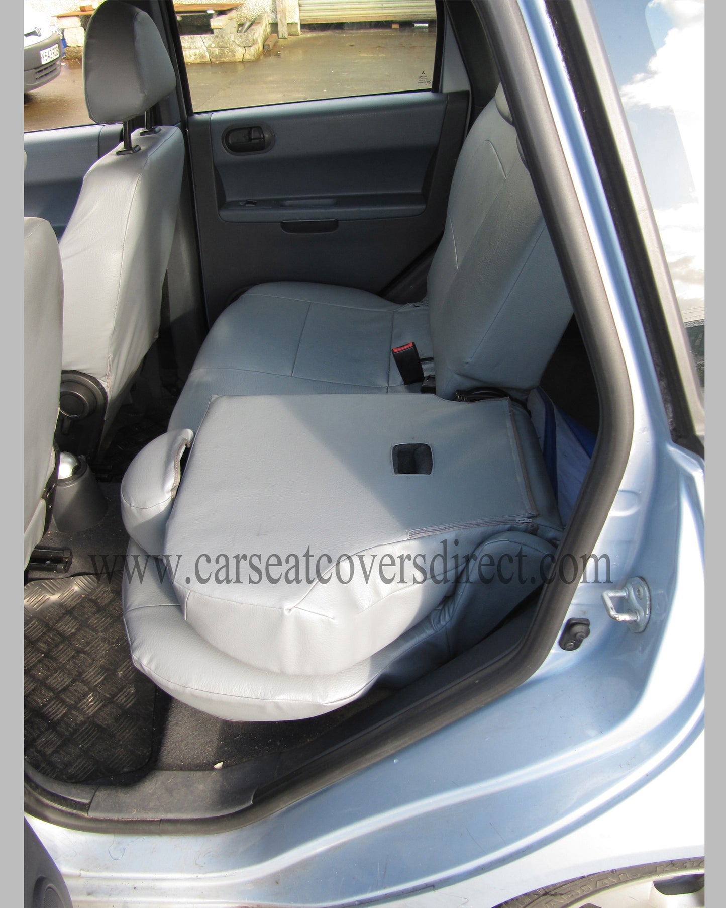 Mitsubishi COLT 7TH GEN Orange & Grey Seat Covers