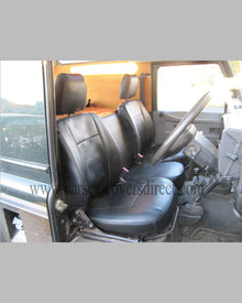 Land Rover Defender Black leatherette seat covers