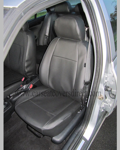 Peugeot 406 Black Leatherette Seat Covers