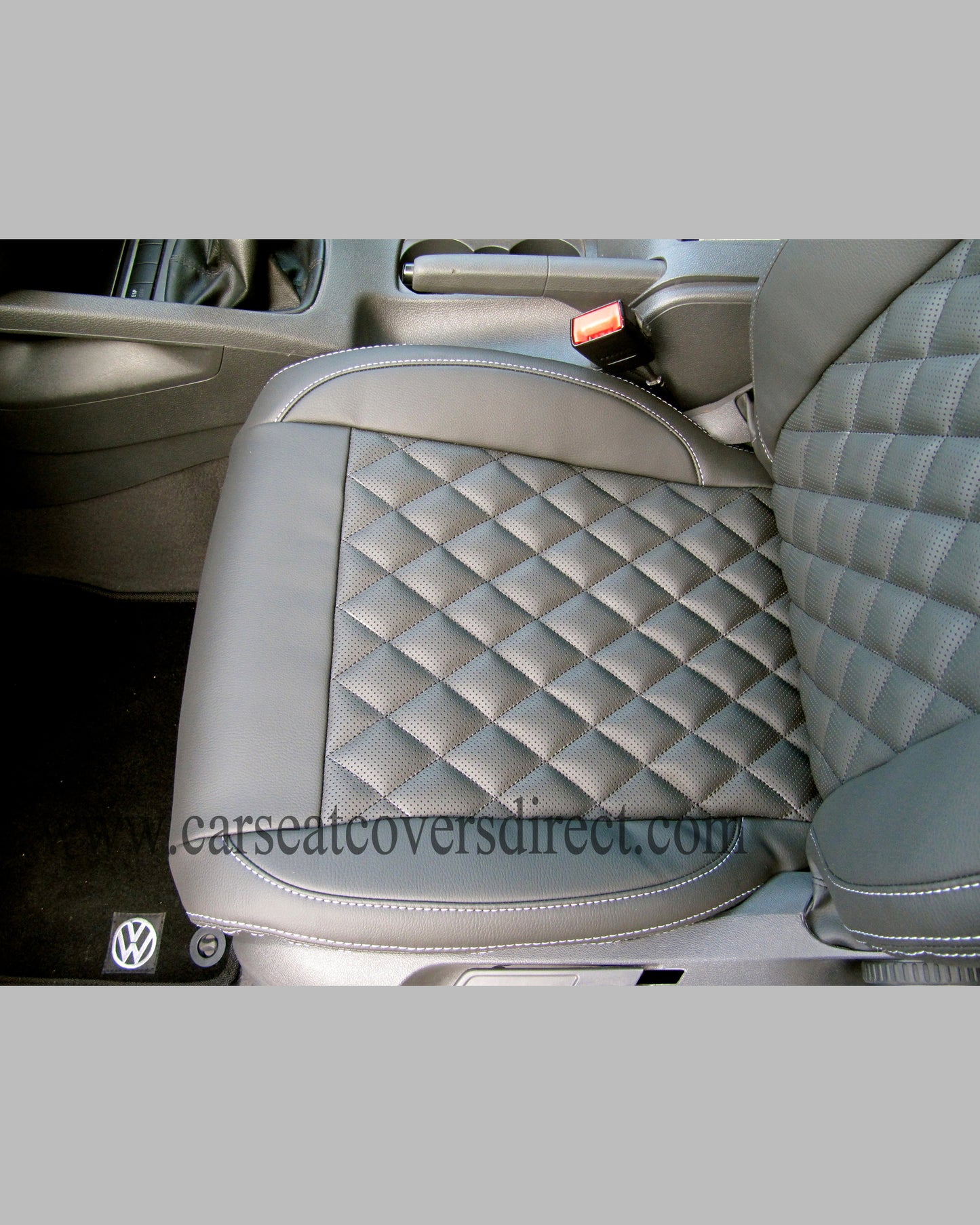 Volkswagen Golf MK5 / MK6 Black Diamond Quilted Seat Covers