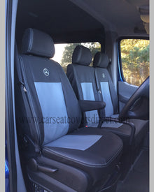 Mercedes Sprinter 2ND GEN Black & Grey Seat Covers