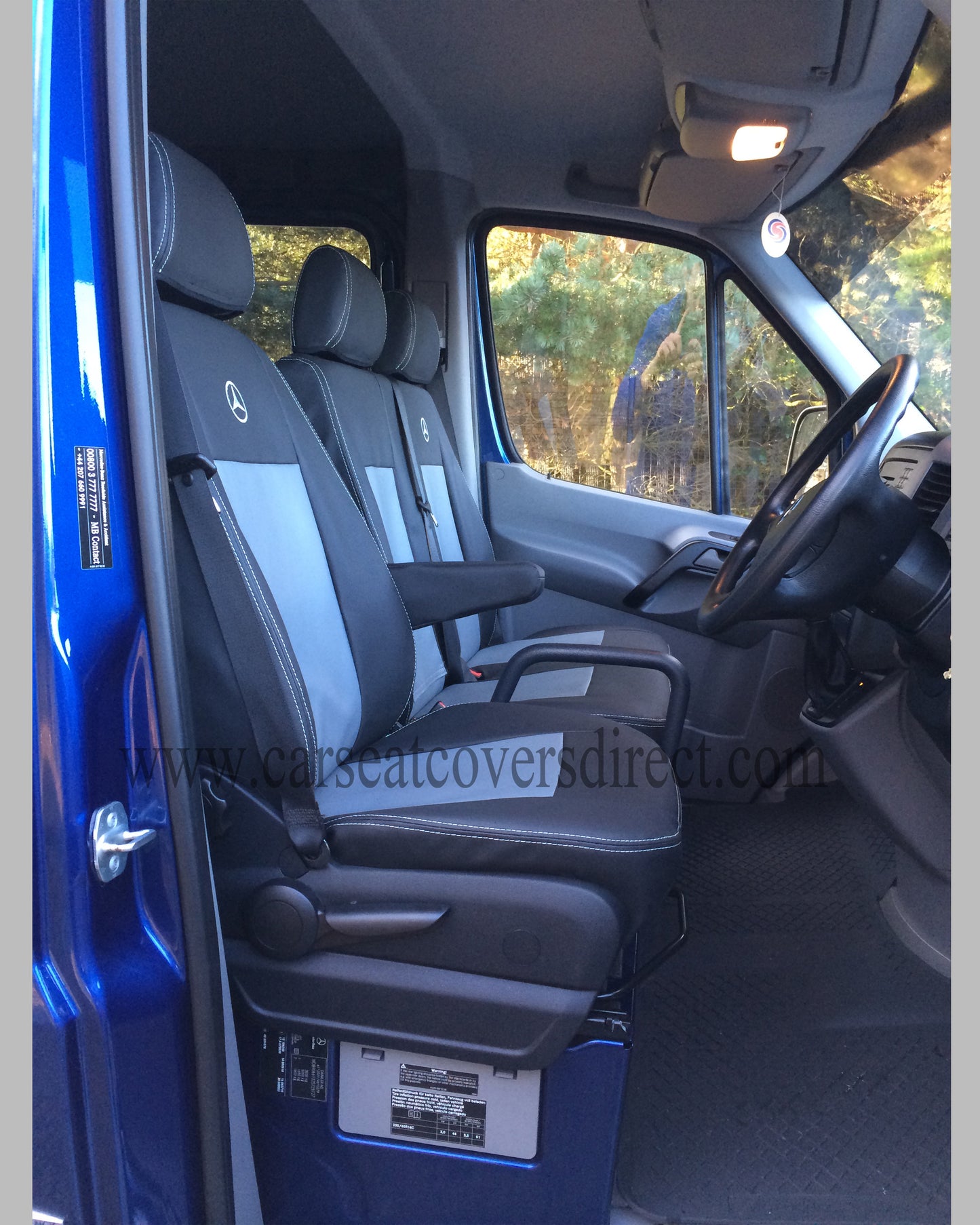 Mercedes Sprinter 2ND GEN Black & Grey Seat Covers