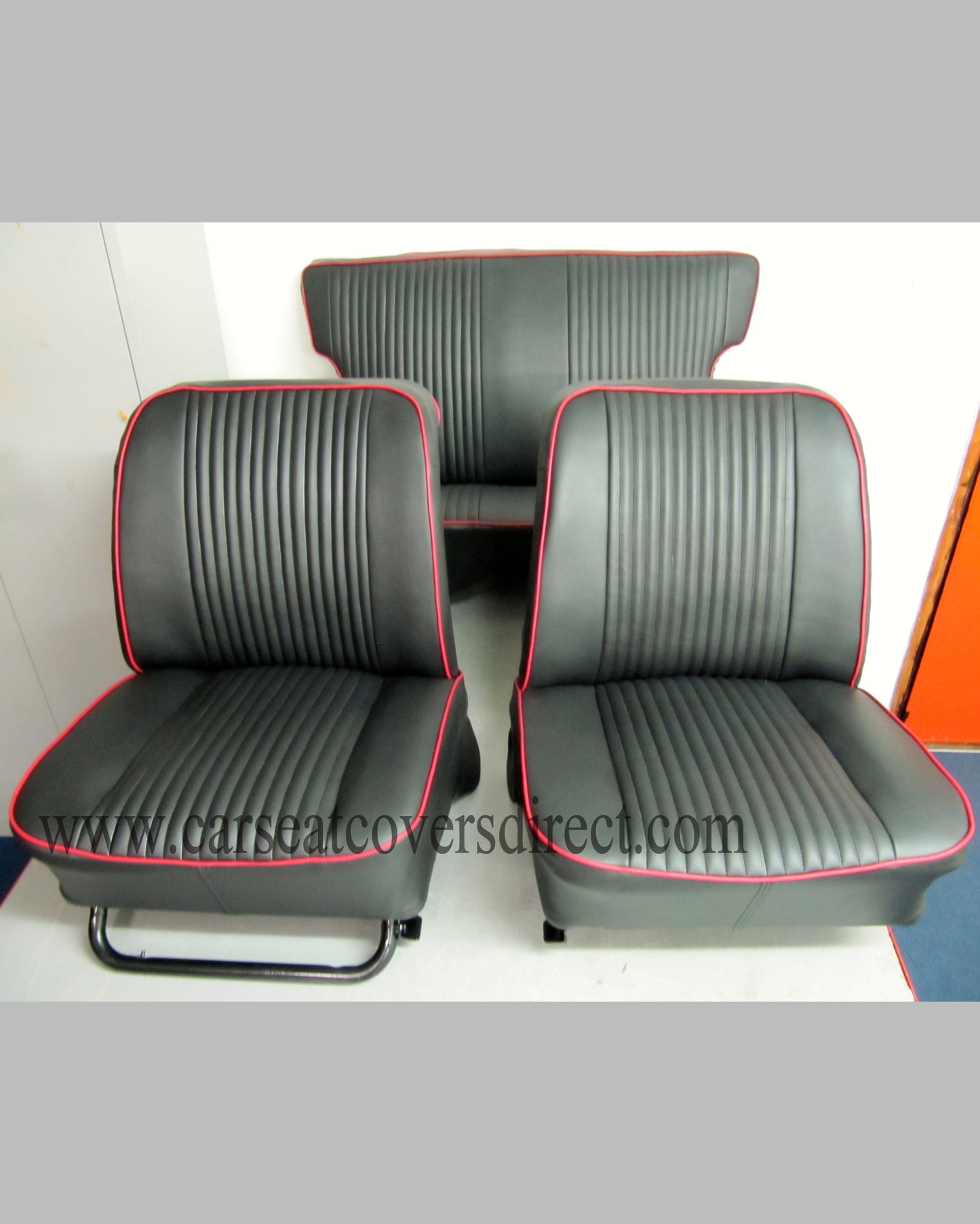 Ford ANGLIA seats. Retrimmed Front & Rear Seats No Door cards