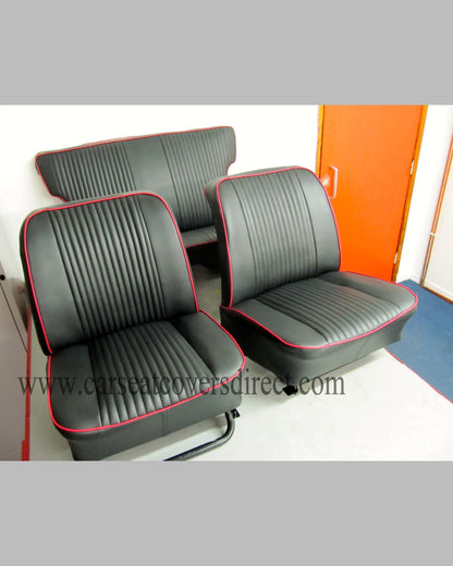 Ford ANGLIA seats. Retrimmed Front & Rear Seats No Door cards