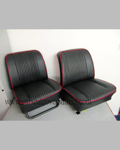 Ford ANGLIA seats. Retrimmed Front & Rear Seats No Door cards