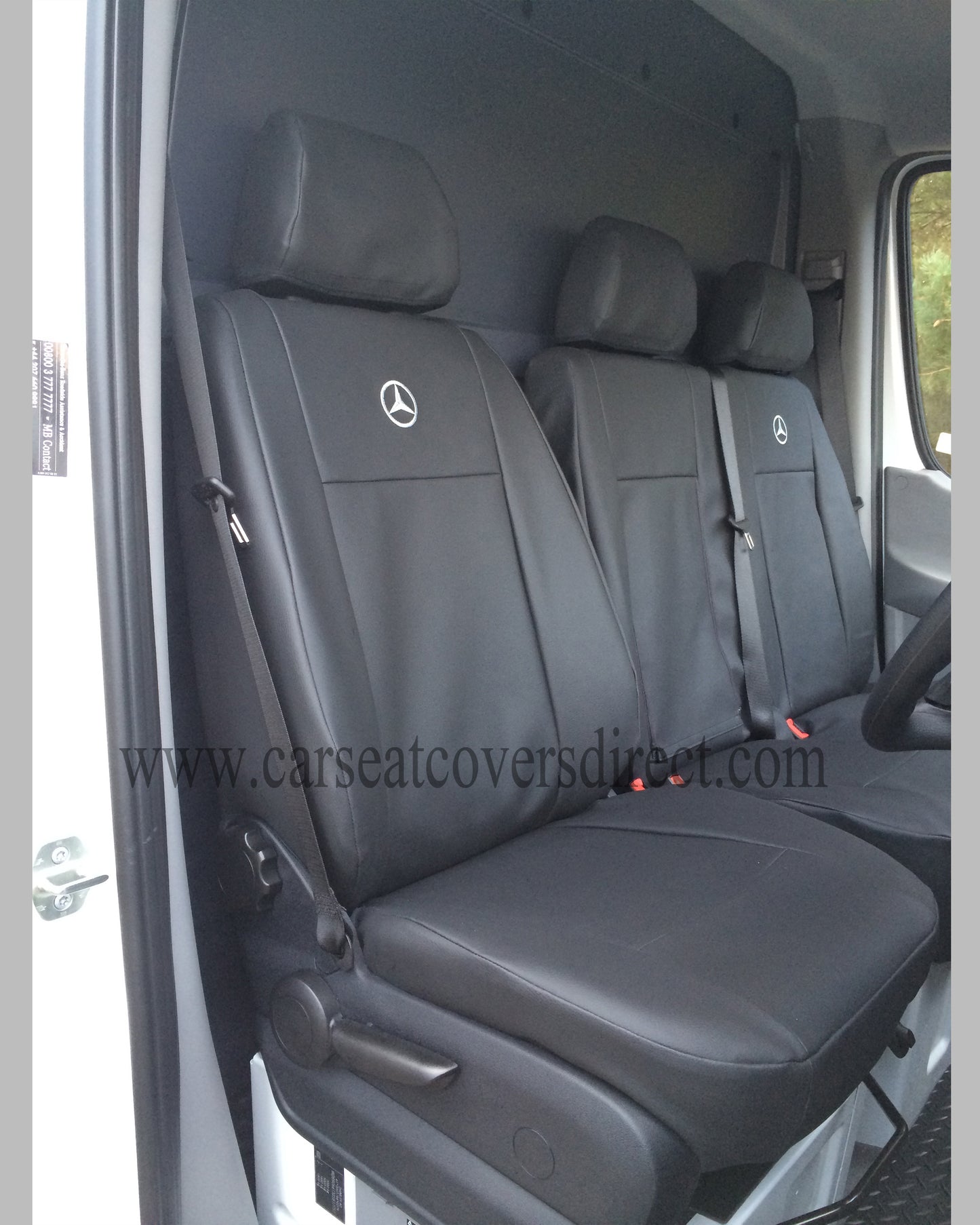 Mercedes Sprinter 2ND GEN Black Seat Covers
