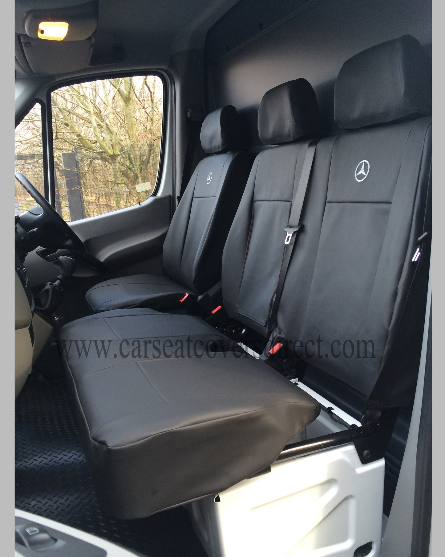 Mercedes Sprinter 2ND GEN Black Seat Covers
