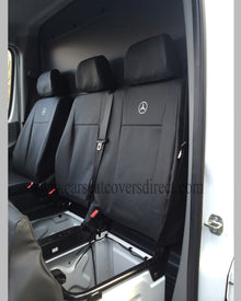 Mercedes Sprinter 2ND GEN Black Seat Covers