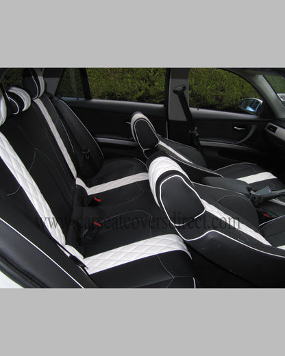 BMW 3 Series E90 Tailored Diamond Quilted Car Seat Covers
