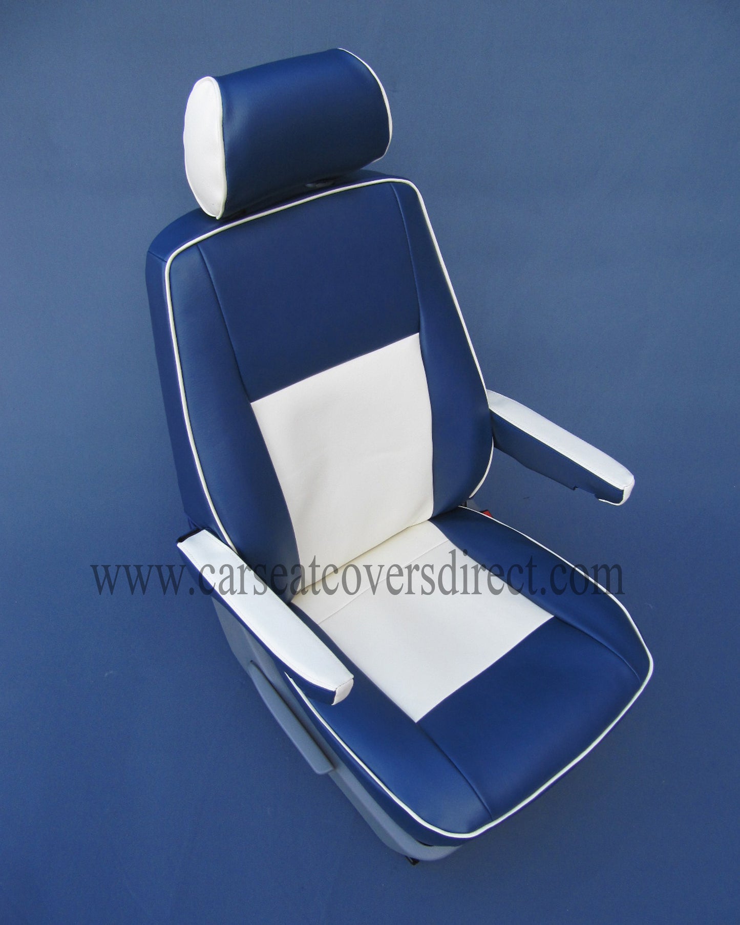 Volkswagen Transporter T5 Blue With White Piping