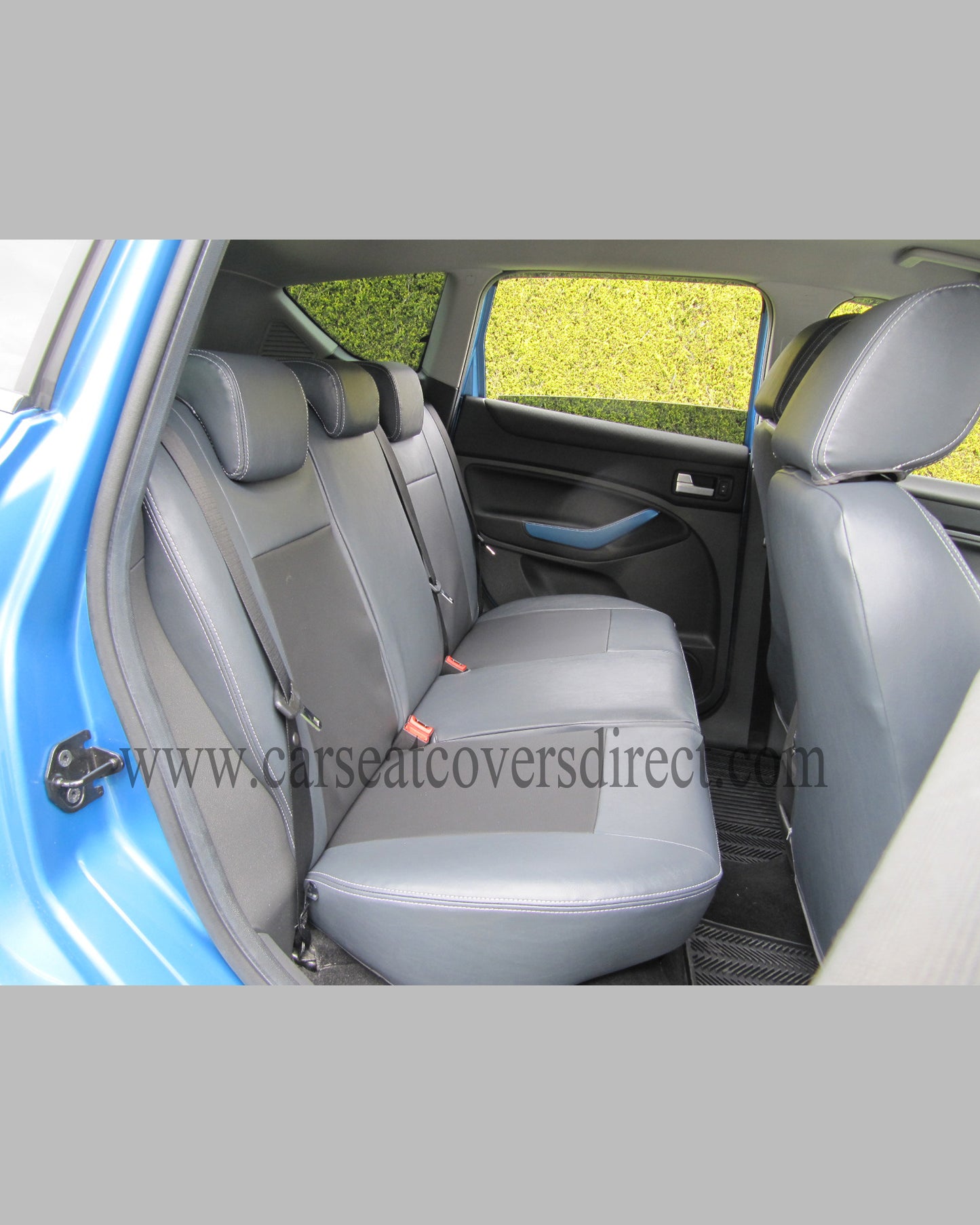 Ford Kuga 1st Gen Black & Grey Seat Covers