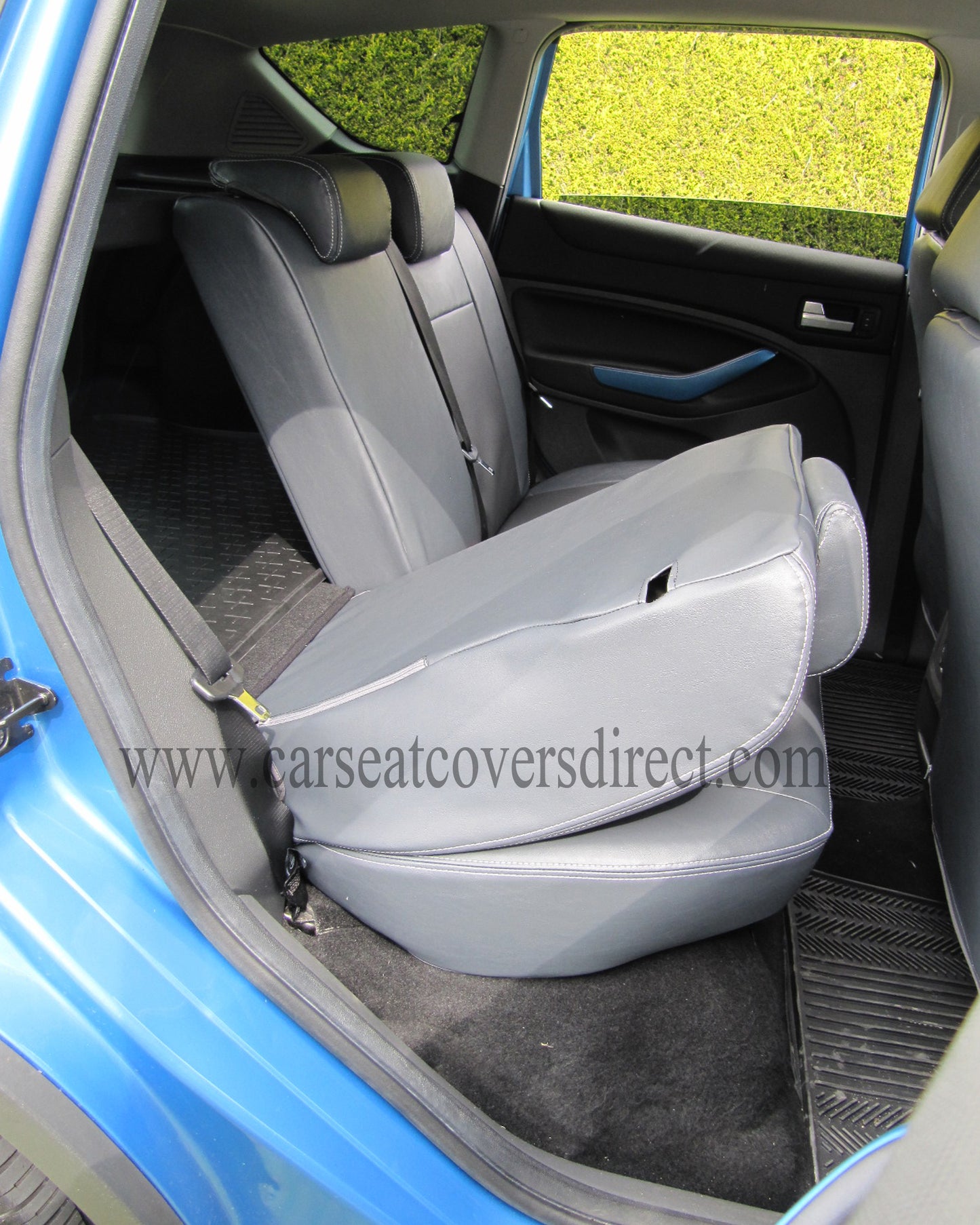 Ford Kuga 1st Gen Black & Grey Seat Covers