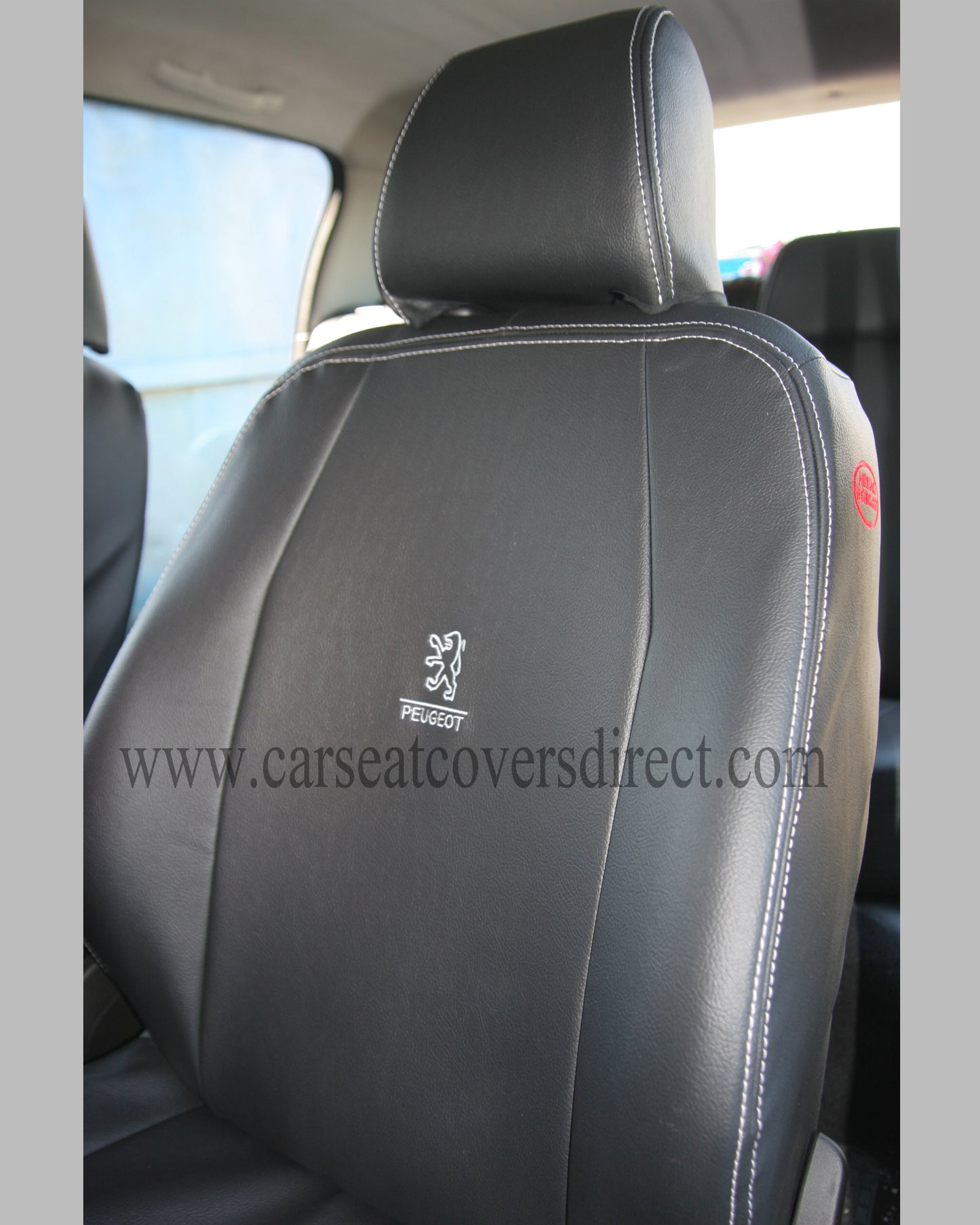 Peugeot 307 Black Leatherette Seat Covers