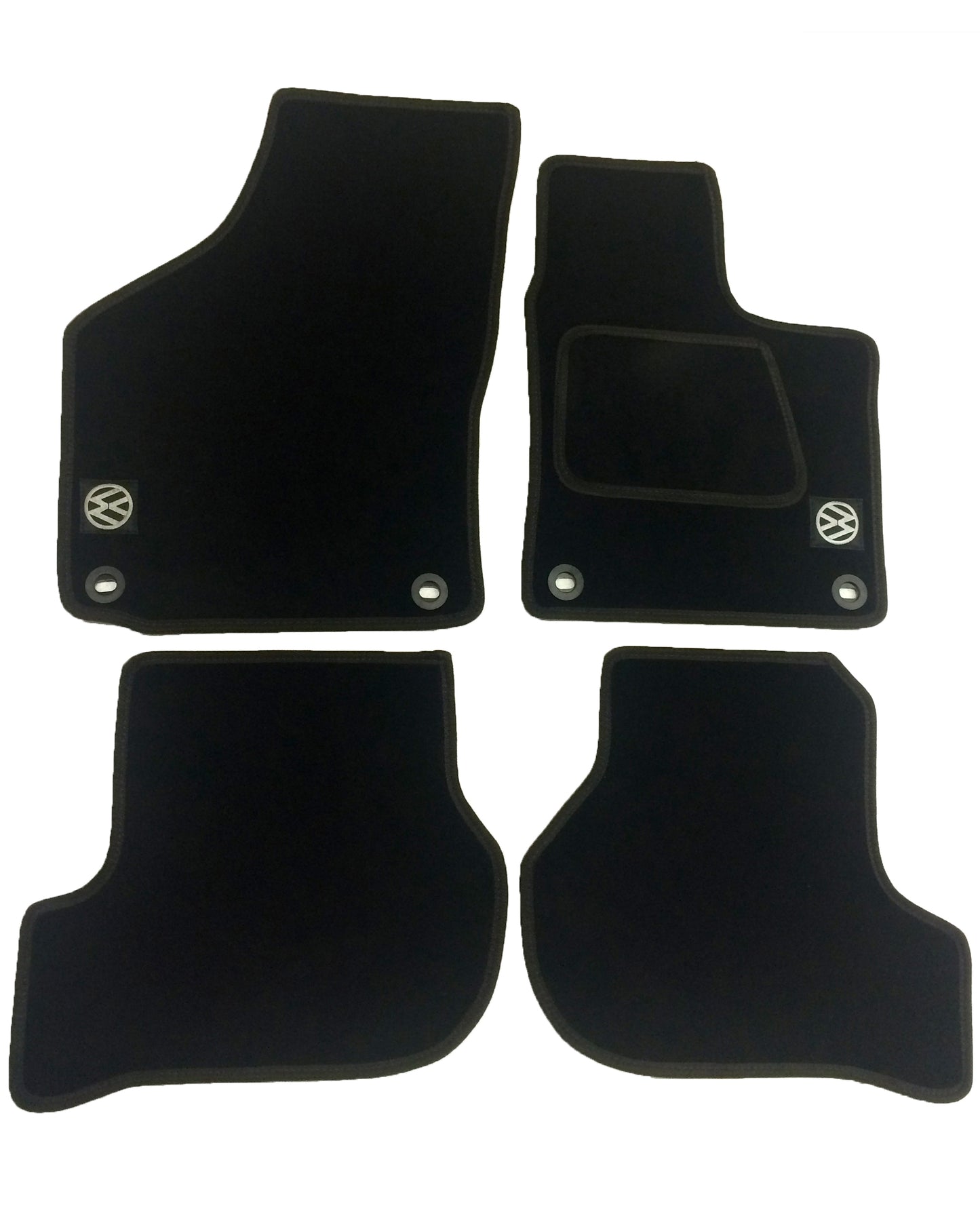 Volkswagen VW Jetta MK5 Tailored Car Mats with logos (2005 - 2010)