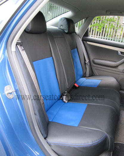 Audi A4 B6 - Black & Blue with logos
