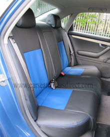 Audi A4 B6 - Black & Blue with logos
