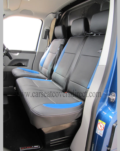 Volkswagen Transporter T5, Volkswagen Transporter T6, seat covers, custom seat covers.
