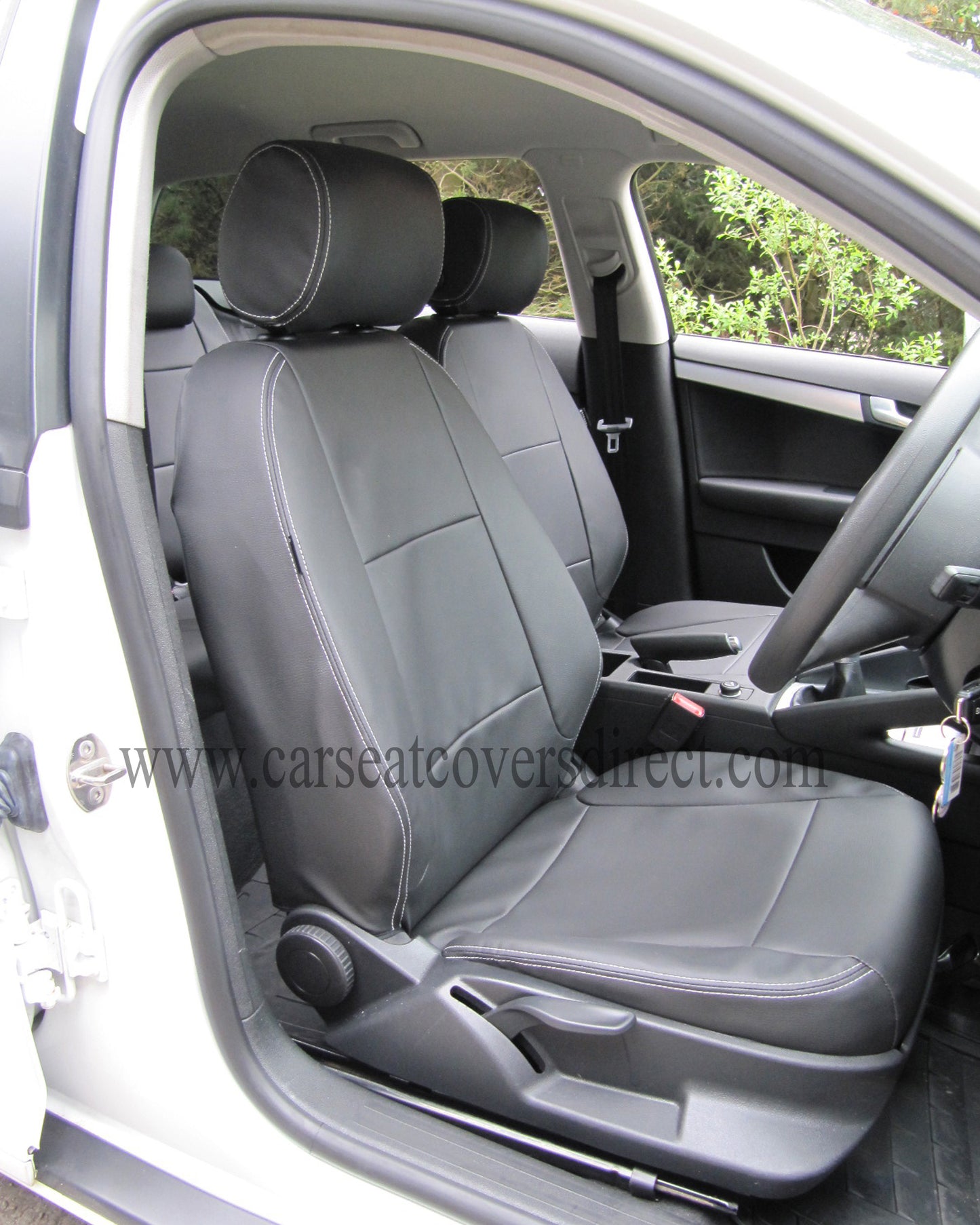 Audi A3 Seat Covers - Black With Logos