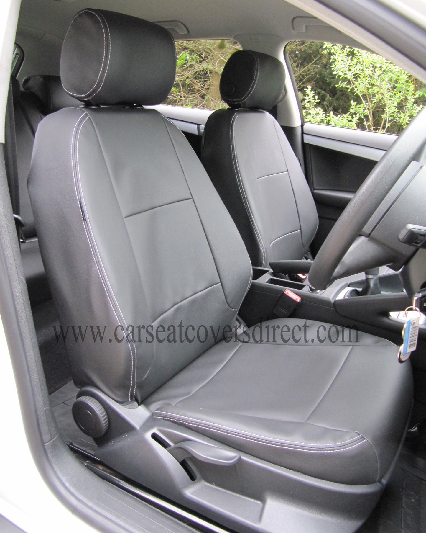 Audi A3 Seat Covers - Black With Logos