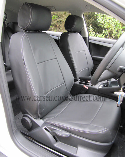 Audi A3 Seat Covers - Black With Logos