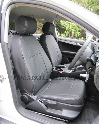 Audi A3 Seat Covers - Black With Logos