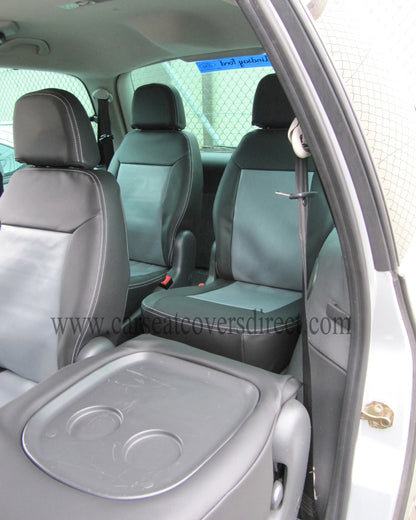 Ford Galaxy 2nd Gen Black Leatherette
