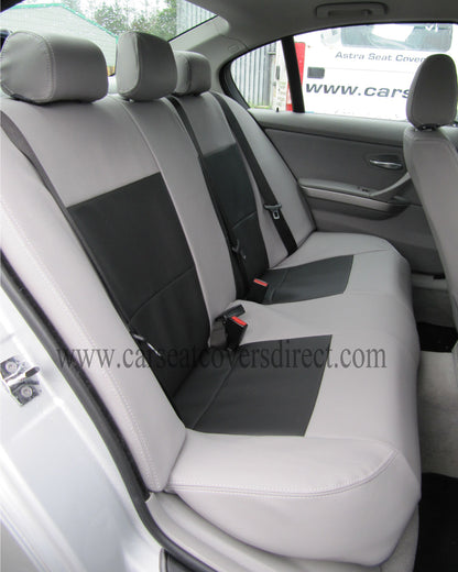 BMW 3 Series E90 Grey & Black Seat Covers