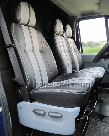 Ford Transit 5th Gen Made LEATHER RETRIM. 2 Tone leather Sport Line Design.