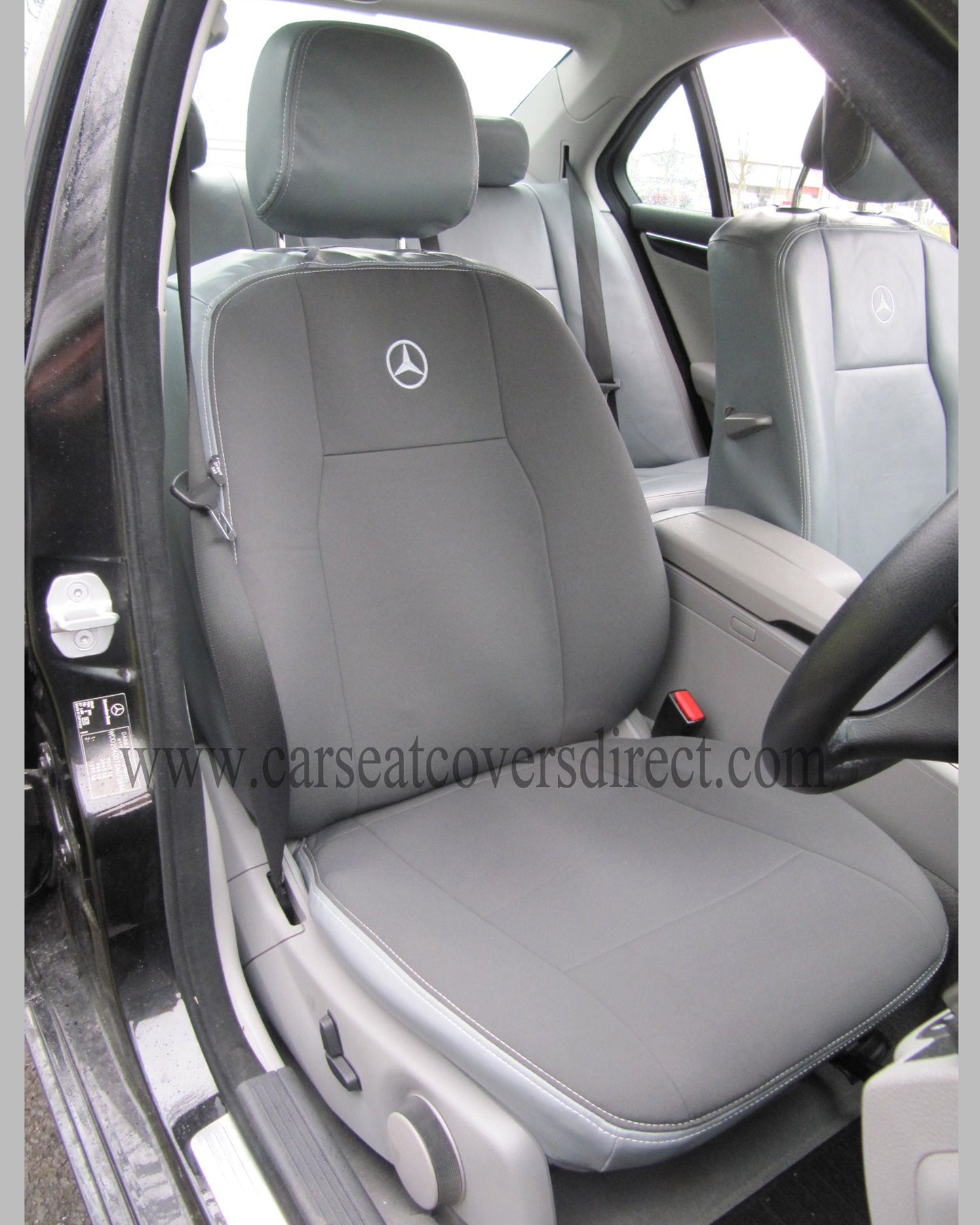 Mercedes Luxury Leatherette PrecisionFit Seat Covers for C-Class W204