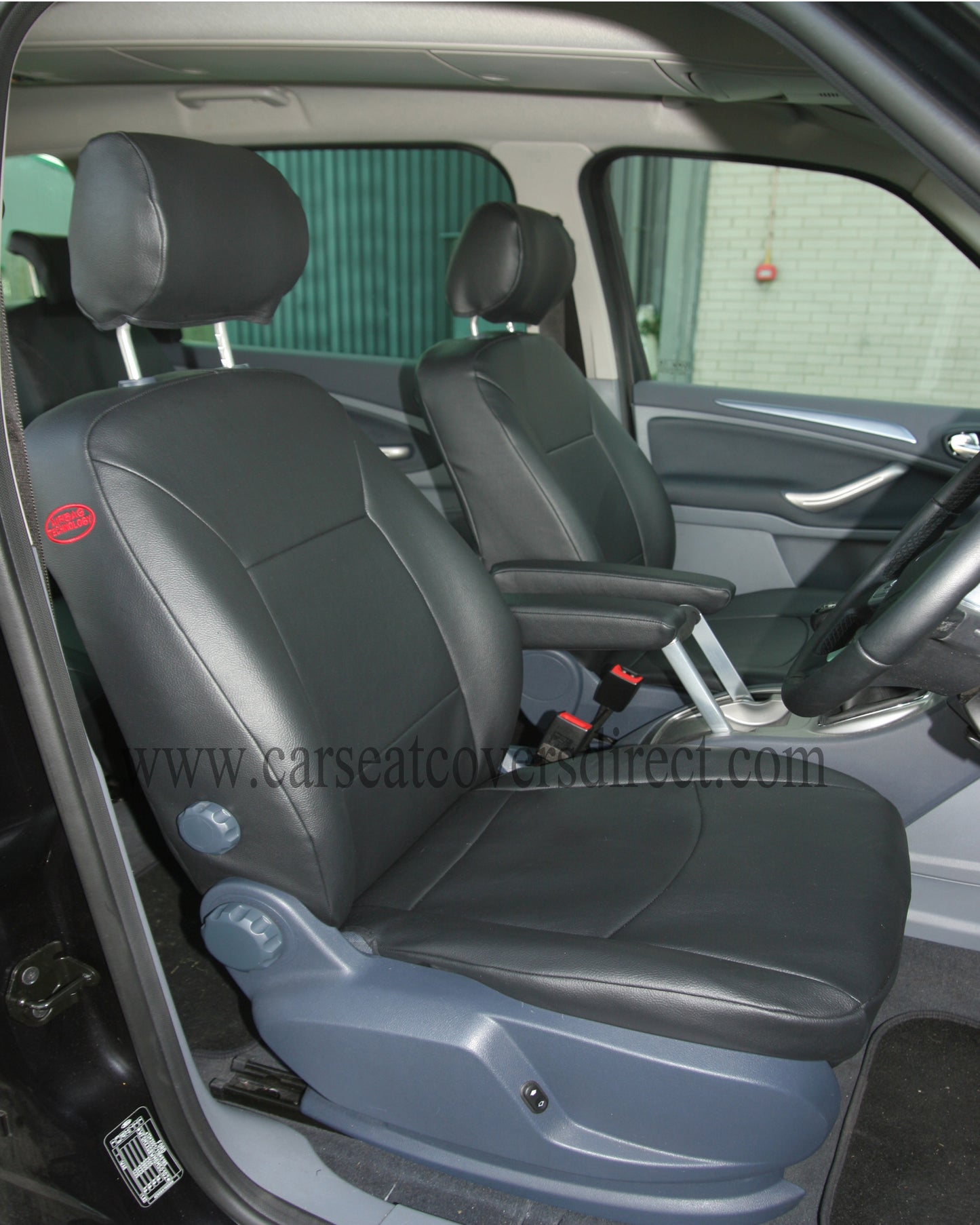 Ford Galaxy 3rd Gen Cirus Black Leatherette seat covers