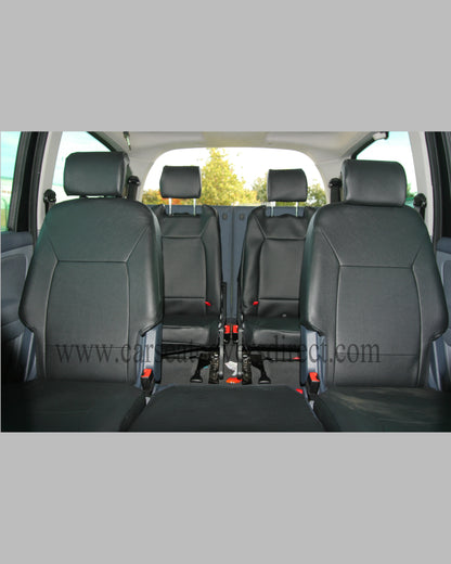 Ford Galaxy 3rd Gen Black Leatherette Seat Covers