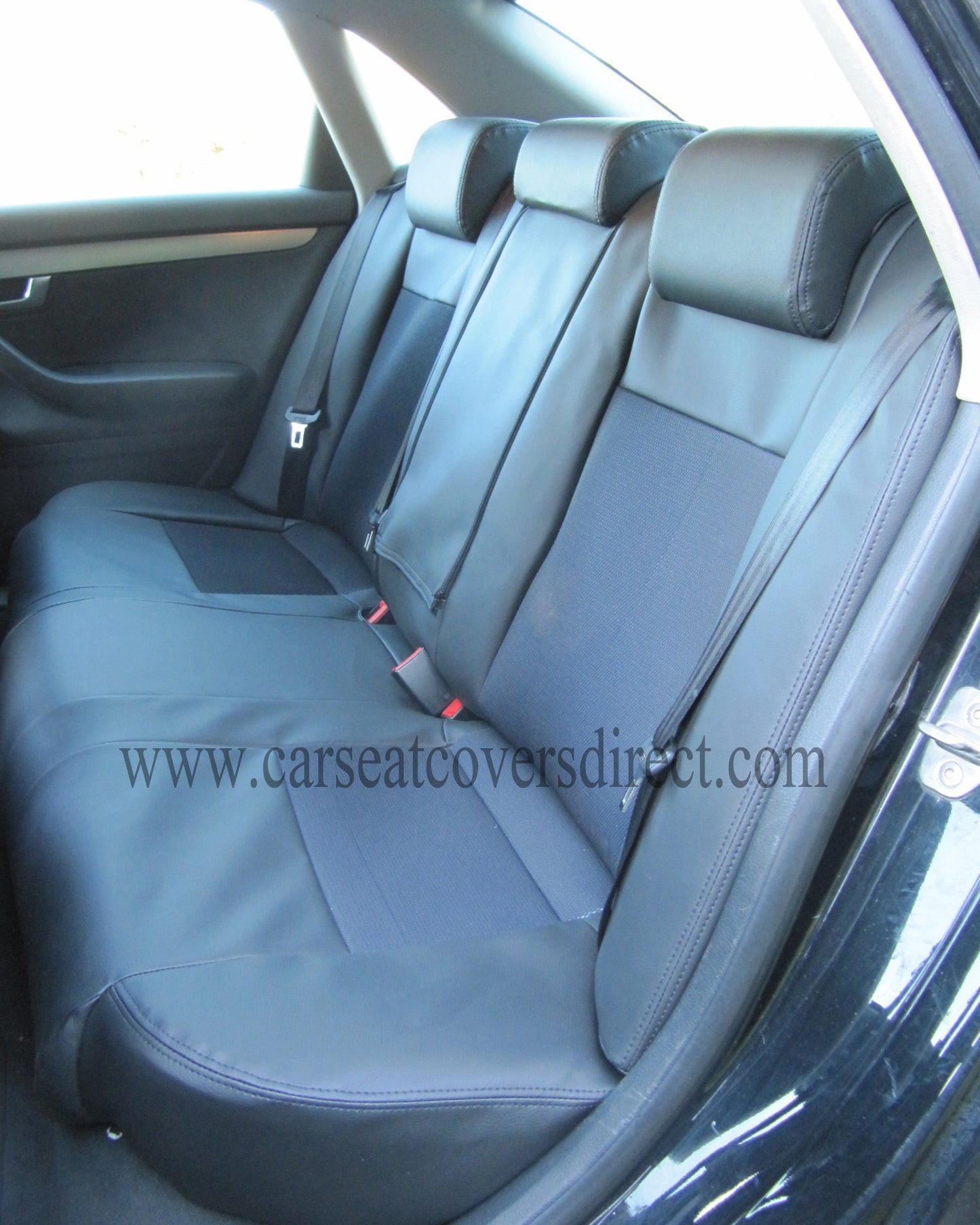 Audi A4 - Black Leatherette/Cloth Centres