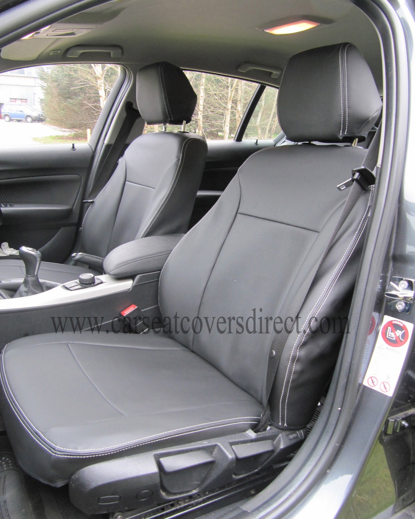 BMW 1 Series F20 Black Leatherette Seat Covers