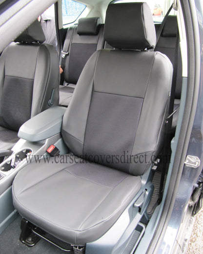 Ford C-Max - Black Leatherette & Fabric Centre