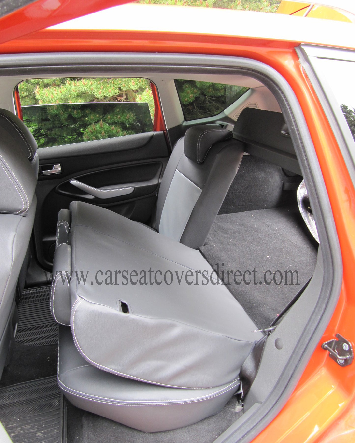 Ford Kuga 1st Gen Black & Grey Seat Covers