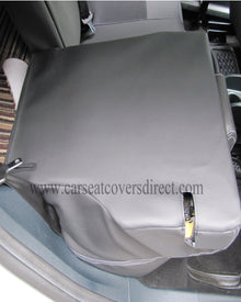 Ford Fiesta Edge 6th Gen Black Leatherette & Cloth Centres Seat Covers