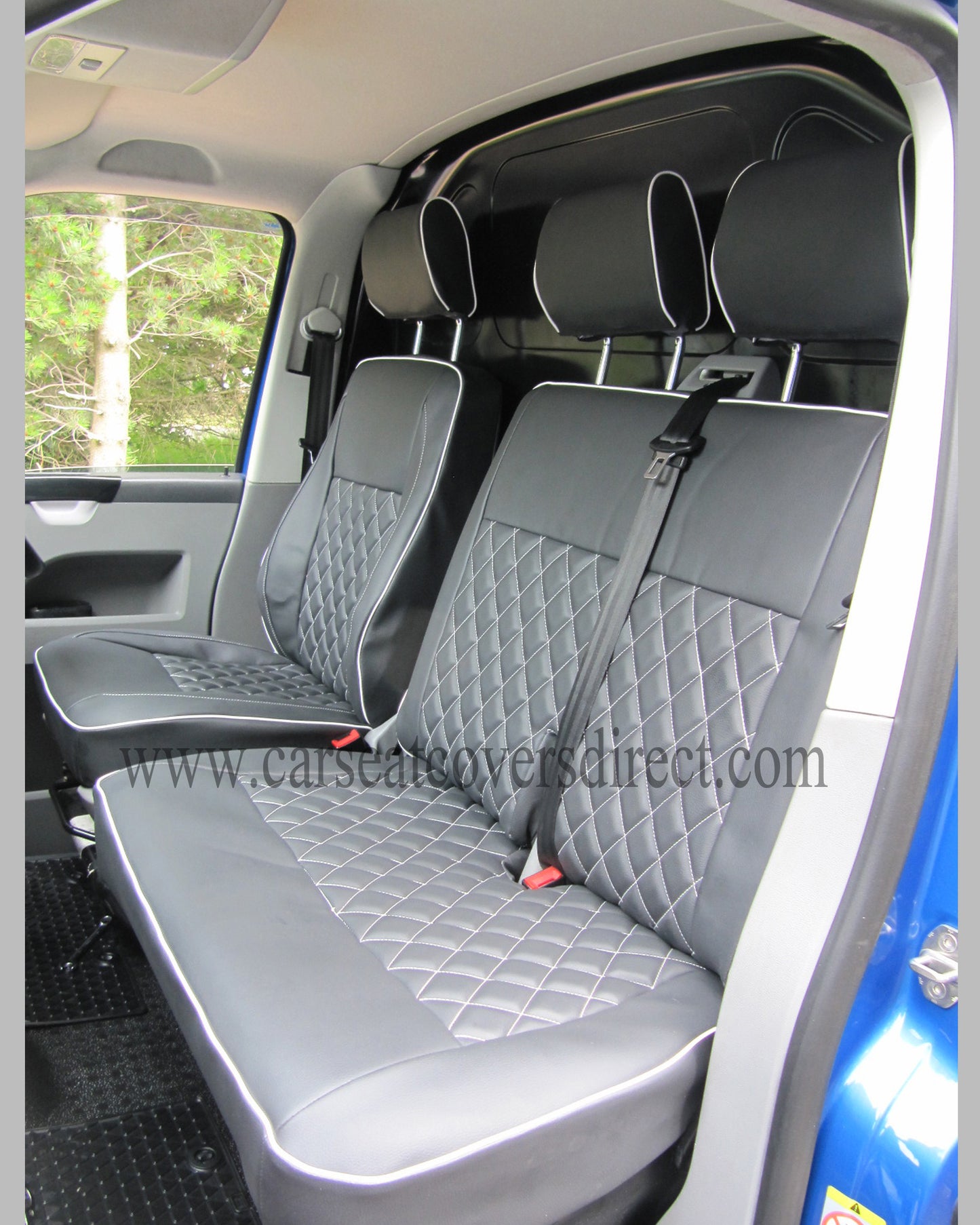 Volkswagen Transporter T5 Black & Grey Diamonds