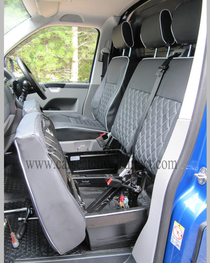 Volkswagen Transporter T5 Black & Grey Diamonds