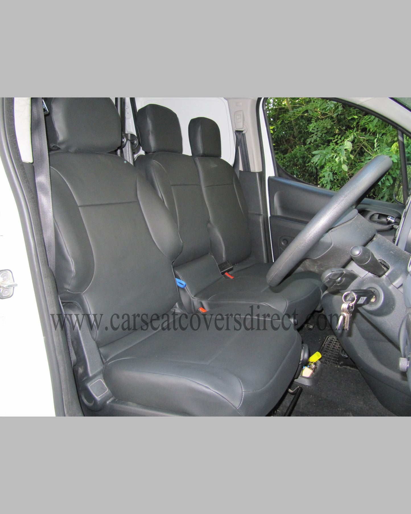 Citroen BERLINGO 2nd Gen black seat covers