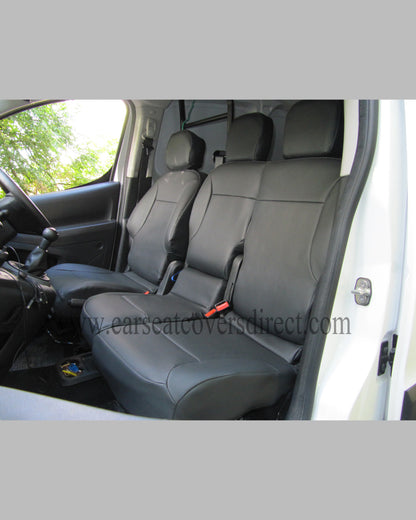 Citroen BERLINGO 2nd Gen black seat covers