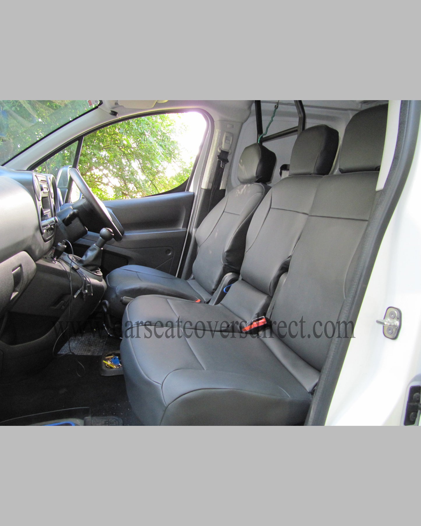 Citroen BERLINGO 2nd Gen black seat covers